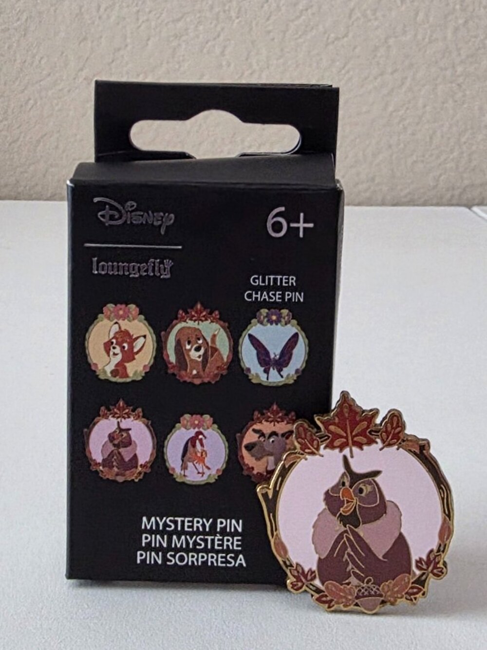 Loungefly Disney Big Mama Owl Pin The Fox and the Hound Portraits Frame Mystery